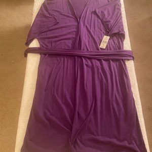 Natori Robe in Plum.